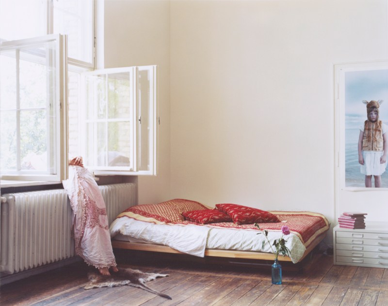 Natascha Stellmach in the Australia Council Bethanien studio, photograph by Takeshi Miyamoto, 2007