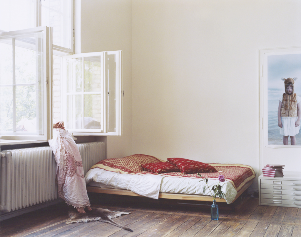 Natascha Stellmach in the Australia Council Bethanien studio, photograph by Takeshi Miyamoto, 2007