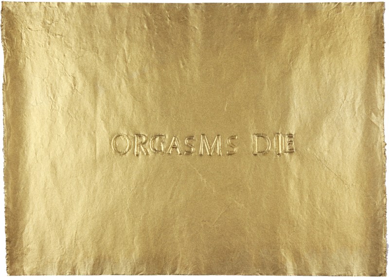 BORIS+NATASCHA, Oracle from the grave of Jim Morrison, Paris, frottage on handmade paper, 47 x 66 cm, unique piece, 2010