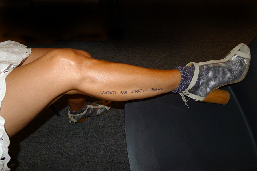 Natascha Stellmach, Shari wearing Svenska Larm, Stockholm, Sweden, 2011