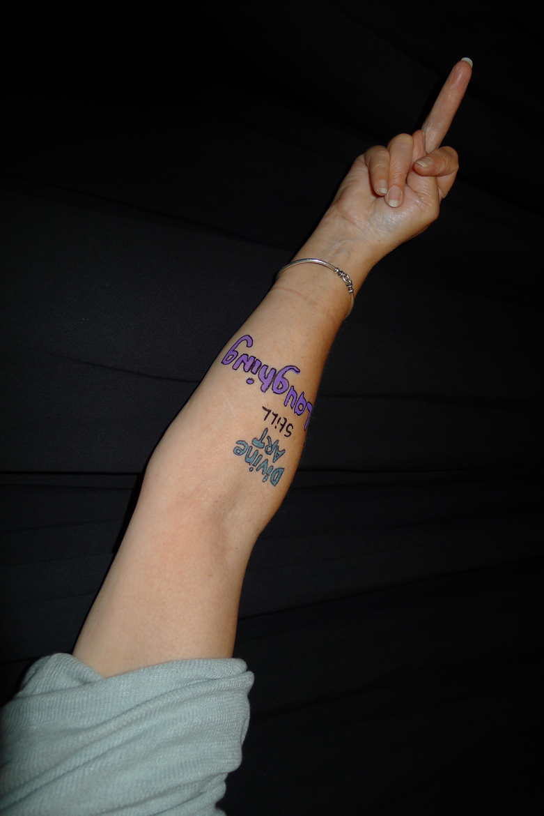 Judy wearing Pele-mele, Greece, 2012