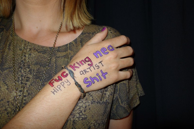 Natascha Stellmach, Suzie wearing Rodrigo, Columbia, 2012