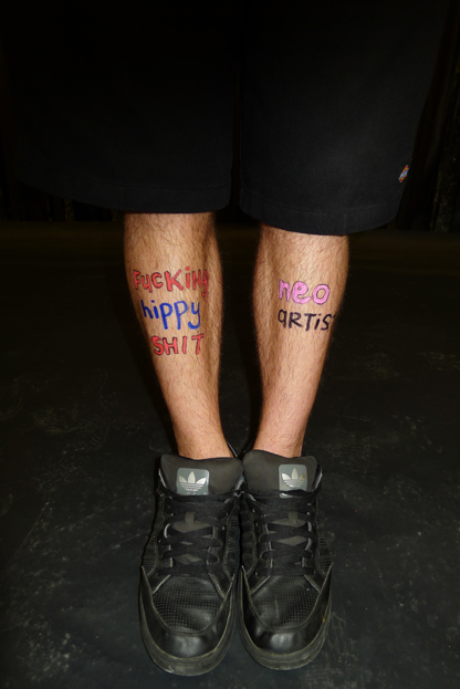 Oli wearing Rodrigo, Columbia, 2012