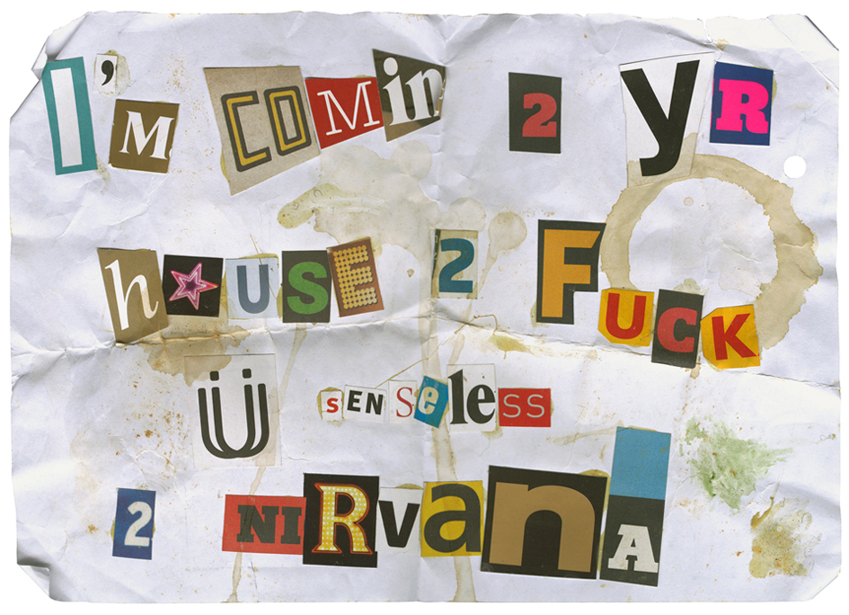 Natascha Stellmach, Threat by PsychoPuffin (sent to the artist), ink on photo rag, 30 x 40 cm, 2010