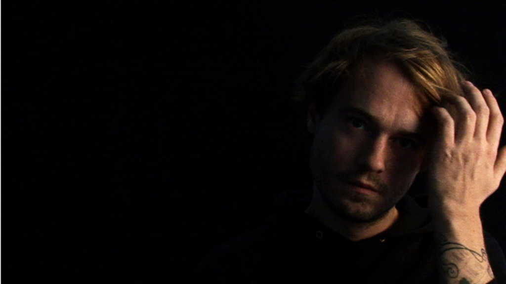 Natascha Stellmach, Still from Who will smoke the ashes of Kurt Cobain?, 2010, 2-channel video projection, sound, 10:06 min