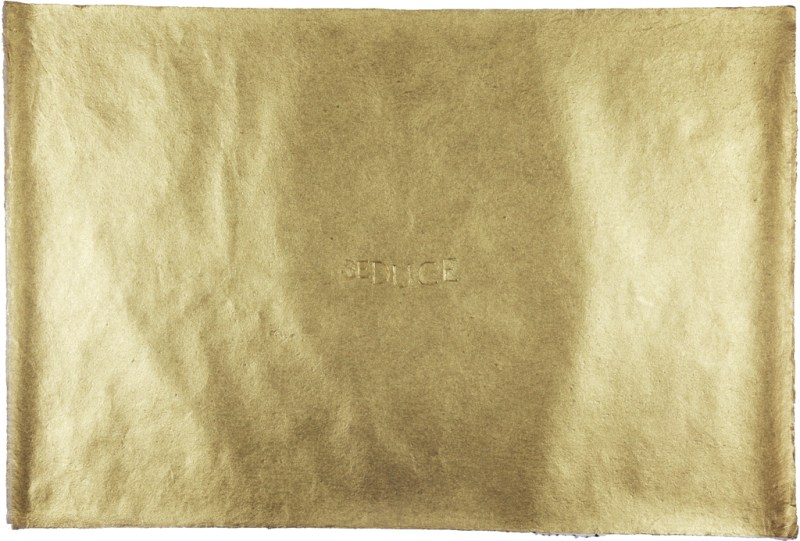 BORIS+NATASCHA, 2010, Oracle from the grave of Charles Beaudelaire, Paris, frottage on handmade paper, 51 x 76 cm, unique piece