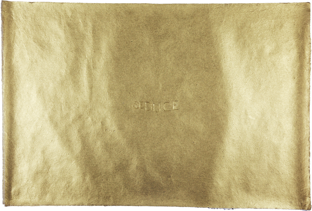 BORIS+NATASCHA, 2010, Oracle from the grave of Charles Beaudelaire, Paris, frottage on handmade paper, 51 x 76 cm, unique piece