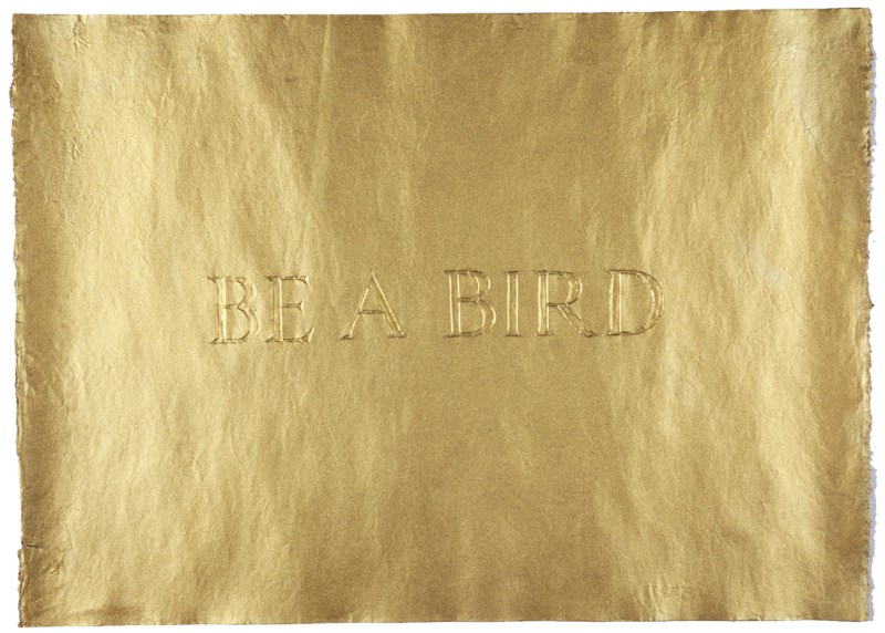 BORIS+NATASCHA, 2010, Oracle from the grave of Gilbert Bécaud, Paris, frottage on handmade paper, 47 x 66 cm, unique piece