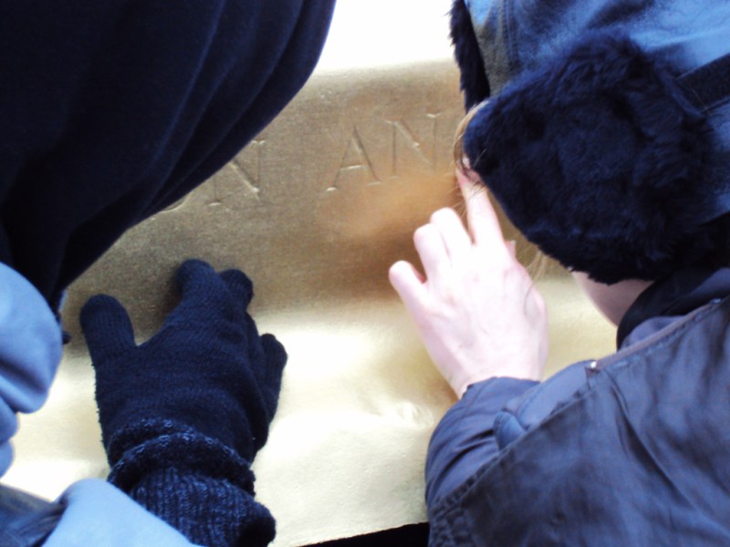 BORIS + NATASCHA at Susan Sontag's grave, making On Angst, Montparnasse cemetery, Paris, 2010