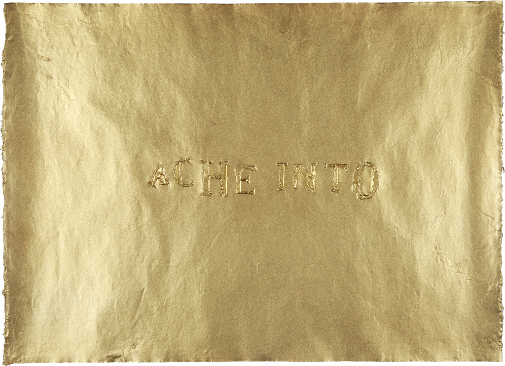 BORIS+NATASCHA, 2010, Oracle from the grave of Vincent Van Gogh, Auvers-sue-Oise, frottage on handmade paper, 47 x 66 cm, unique piece