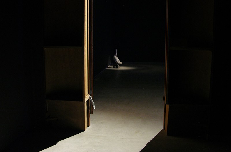 ©Natascha Stellmach Installation view (detail exit): The Book of Back, mixed media, video (Oi Oi Oi), ACP Sydney, 2007