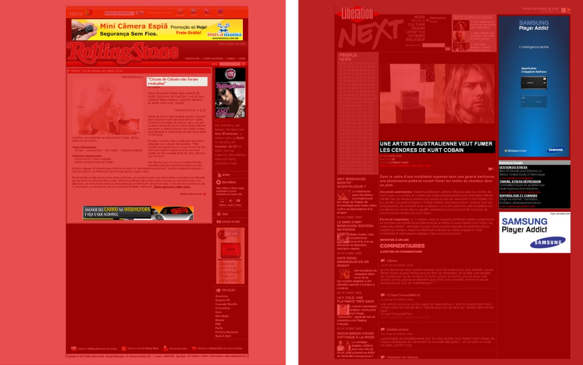 Media Whore pages (two of 440 pages)